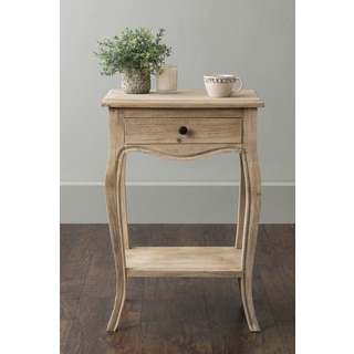 East At Main's Bishop Brown Rectangular Rubberwood Accent Table