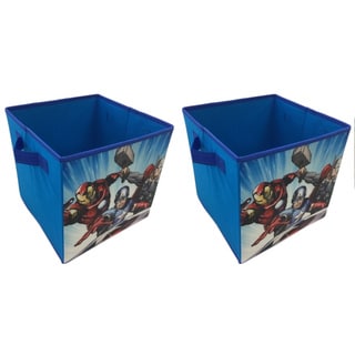 Avengers Blue Collapsible Storage Cubes (Set of 2)