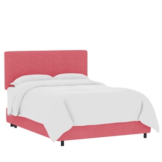 Custom Linen Upholstered Bed- Skyline Furniture