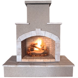 78-inch Propane Gas Outdoor Fireplace