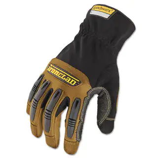 Ironclad Ranchworx Leather Gloves Black/Tan Large