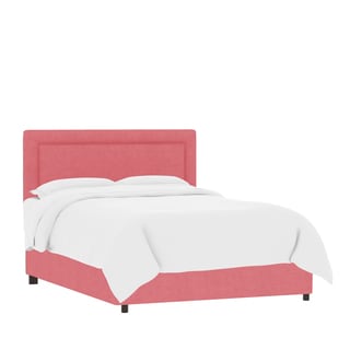 Skyline Furniture Custom Linen Upholstered Platform Bed