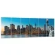 Designart 'Evening New York City Skyline Panorama' Extra Large Cityscape Glossy Metal Wall Art - Thumbnail 13