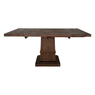 Harlan Square Extension Dining Table, Rustic Java