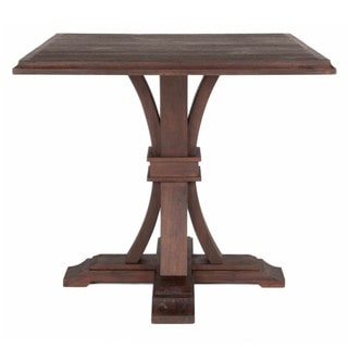 Gray Manor Darby Rustic Java Square Counter-height Dining Table