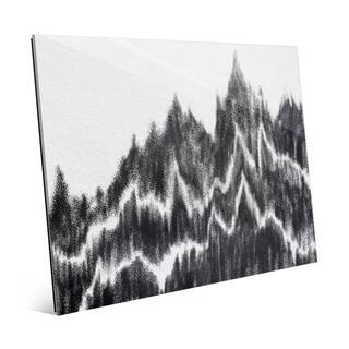 'Landscape Waves Base' Glass Wall Art Print
