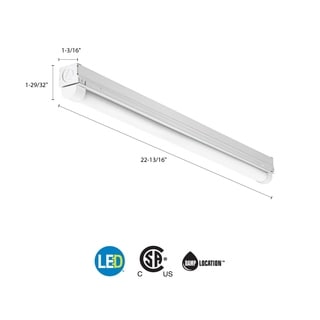 Lithonia Lighting CMNS L23 1LL 120V 840 2 Foot 1 light White LED Striplight