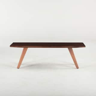 Phoenix Hand-crafted Copper Acacia Wood Dining Bench