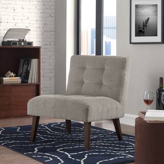 Landon Accent Chair Grey Tweed