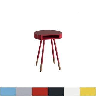 Marcella Paint-dipped Round End Table iNSPIRE Q Modern