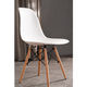 Corvus Winston Dining Chair with Wood Legs (Set of 2) - Thumbnail 3