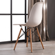 Corvus Winston Dining Chair with Wood Legs (Set of 2) - Thumbnail 4