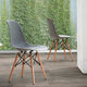 Corvus Winston Dining Chair with Wood Legs (Set of 2) - Thumbnail 1