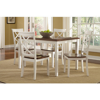 Harrison White Counter Height Dining Set