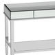 Camille Glam Mirrored TV Stand Console Table with Drawer by INSPIRE Q