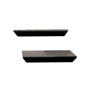 Lewis Hyman InPlace 10-inch Beveled Wall Shelf 2-piece Combo Black Finish