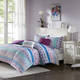 Intelligent Design Adley Purple Printed 5-piece Comforter Set - Thumbnail 1