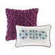 Intelligent Design Adley Purple Printed 5-piece Comforter Set - Thumbnail 6