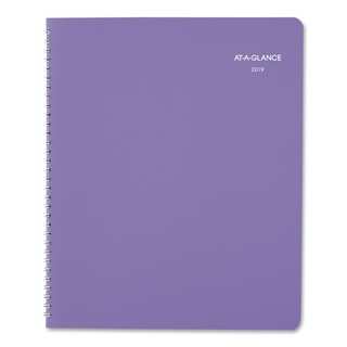 AT-A-GLANCE Beautiful Day Monthly Planner, 8 1/2 x 11, Purple, 2017-2018