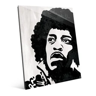 Jimi Hendrix Wall Art Print on Acrylic