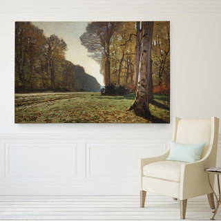 Claude Monet 'The Road of Chailly' Wrapped Canvas Art
