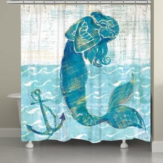Laural Home Vibrant Mermaid Shower Curtain