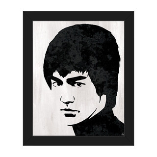 Bruce Lee Framed Canvas Wall Art Print