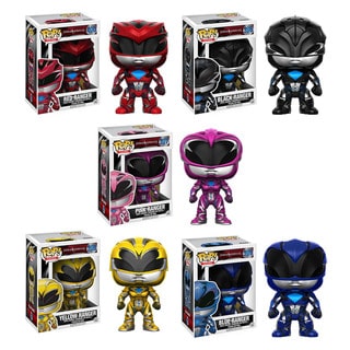 Funko Movies: POP! Power Rangers Collector's Set w/ All 5 Rangers