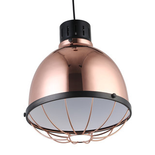 Journee Home 'Abner' 9 in Copper Hard Wired Industrial Loft Pendant Light