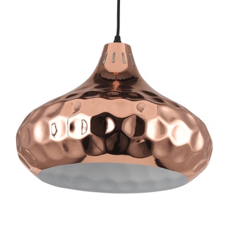 Journee Home 'Oralee' 11 in Iron Copper Hard Wired Pendant Light