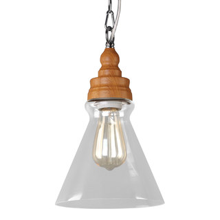 Journee Home 'Innovator' 13 in Hard Wired Pendant Light With Included Edison Bulb