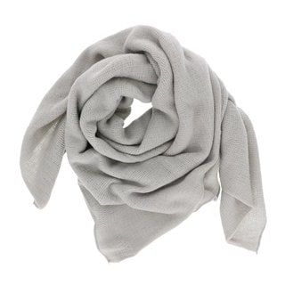 LA77 Solid Tan/Grey/Pink Acrylic Soft Knit Scarf