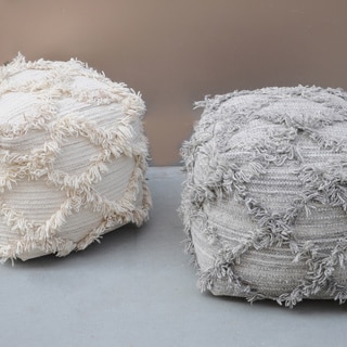 Jucar Fabric Pouf by Christopher Knight Home