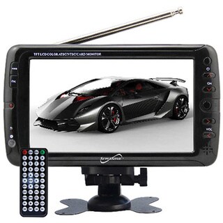 SuperSonic Portable 7-inch Widescreen LCD Display with Digital TV Tuner