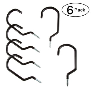 Stalwart 6-piece Large Ceiling and Wall Bike Hooks