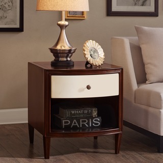Madison Park Signature Dunkin Morocco Brown/ Ivory End Table