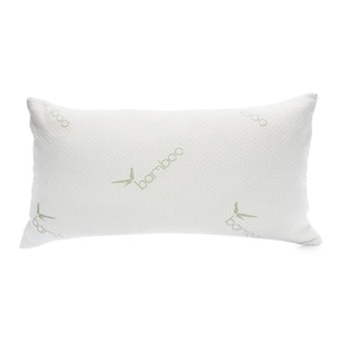 Hypoallergenic Shredded Memory Foam Pillow with Washable Rayon from Bamboo Cover