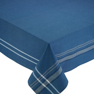 French Blue Chambray 60-inch x 84-inch Tablecloth