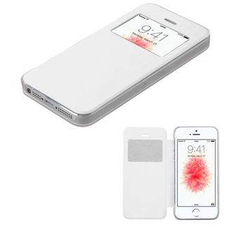 Insten White Leather Case Cover For Apple iPhone 5/ 5S/ SE
