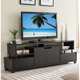 Furniture of America Alise Modern Tiered Storage Cappuccino 70-inch TV Stand