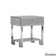 Akiko Mirrored 1-Drawer End Table by INSPIRE Q