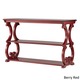 Lorraine Wood Scroll TV Stand Sofa Table by iNSPIRE Q Classic - Thumbnail 9
