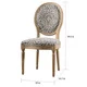 Thumbnail 8, Phinnaeus Patterned Fabric Dining Chair (Set of 2) by Christopher Knight Home. Changes active main hero.