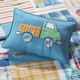Mi Zone Kids Traveling Trevor Blue Printed Complete Bed and Sheet Set - Thumbnail 5