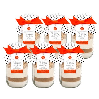 Sisters' Gourmet Layered White Chocolate Chip Pumpkin Cookie Baking Mix (Set of 6)