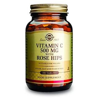 Solgar - Vitamin C 500 mg with Rose Hips Tablets - 100