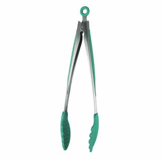 Flirty Kitchens Silicone Stainless Steel Tongs