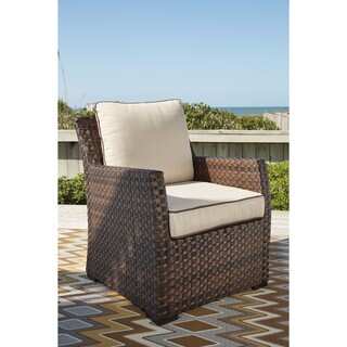 Signature Design by Ashley Salceda Brown Lounge Chair with Cushion