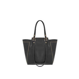 Mellow World Marina Black Faux-leather Studded Tote Bag