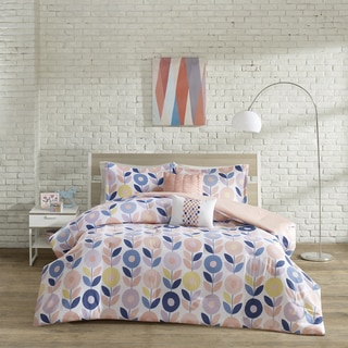 Urban Habitat Kids Millie Peach Cotton Printed 5-piece Comforter Set